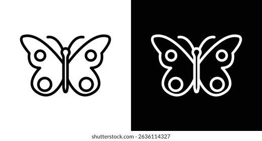 Butterfly icon symbol concept for graphic design, Website, UI. EPS