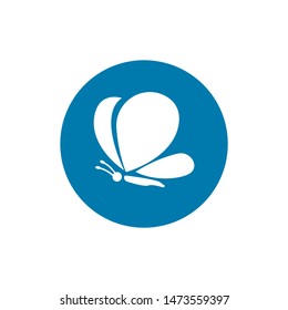 Butterfly Icon Symbol. Premium Quality Isolated Monarch Element In Trendy Style.