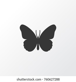 Butterfly Icon Symbol. Premium Quality Isolated Monarch Element In Trendy Style.