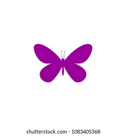 Butterfly icon template purple