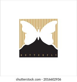 butterfly icon that can be used according to the designer's needs