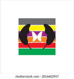butterfly icon that can be used according to the designer's needs