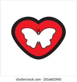 icono de mariposa que se puede usar según las necesidades del diseñador