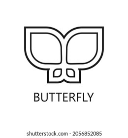Butterfly icon. Trendy flat vector Butterfly icon on white background, vector illustration can be use for web and mobile
