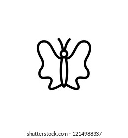 butterfly icon vector