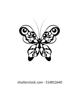 Butterfly icon vector