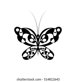 Butterfly icon vector