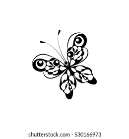 Butterfly icon vector