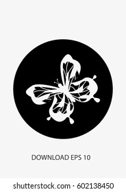 Butterfly icon, Vector