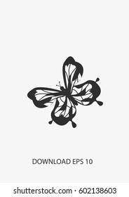 Butterfly icon, Vector