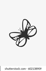 Butterfly icon, Vector