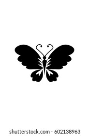 Butterfly icon, Vector