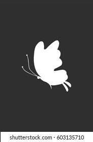 Butterfly icon, Vector
