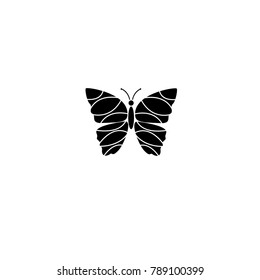 butterfly icon vector