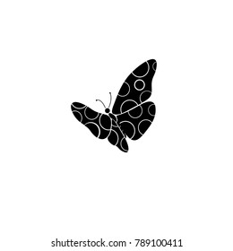 butterfly icon vector