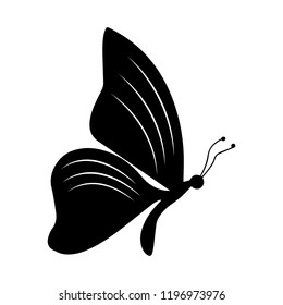 Butterfly icon. Vector concept illustration for design.