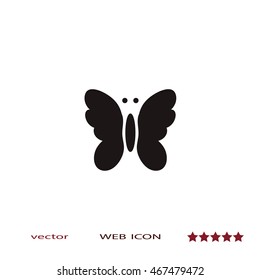 Butterfly icon, vector design element
