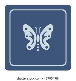 Butterfly icon, vector design element