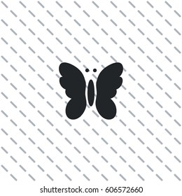 Butterfly icon, vector design element