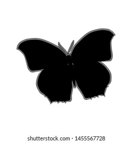 Butterfly icon vector design illustration