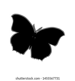 Butterfly icon vector design illustration