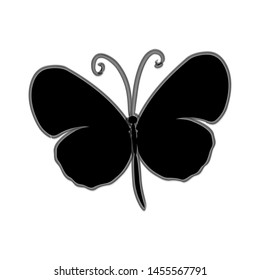 Butterfly icon vector design illustration