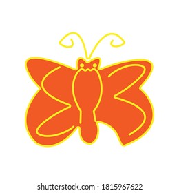 Butterfly icon vector design illustration