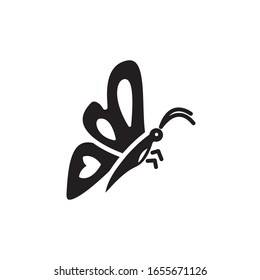 Butterfly icon vector design template