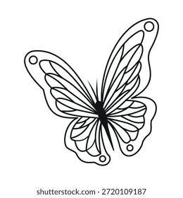 Butterfly icon vector design template
