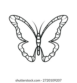 Butterfly icon vector design template