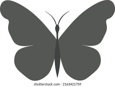 Icono de mariposa. Ilustración vectorial de mariposa.