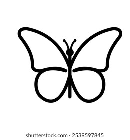 Mariposa - icono, Ilustración vectorial