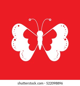 butterfly Icon Vector Illustration