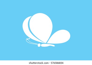 butterfly icon icon vector illustration.