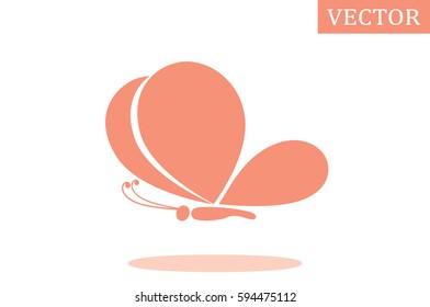 butterfly icon icon vector illustration.