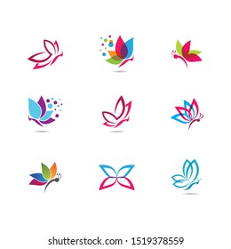 Butterfly icon vector illustration design