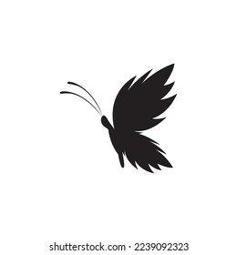 diseño de ilustración vectorial de icono de mariposa