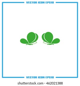Butterfly icon vector illustration eps10.