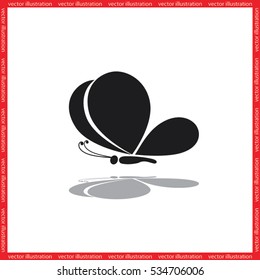 butterfly icon icon vector illustration eps10.