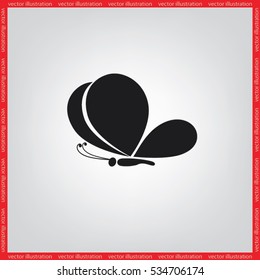 butterfly icon icon vector illustration eps10.