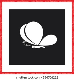 butterfly icon icon vector illustration eps10.