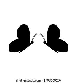 butterfly icon vector illustration logo template