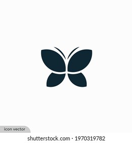 butterfly icon vector illustration logo template