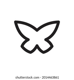 Schmetterlingsymbol Vektorgrafik-Logo-Vorlage für viele Zwecke.
