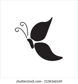 butterfly icon vector illustration symbol