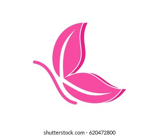 butterfly icon vector illustration template