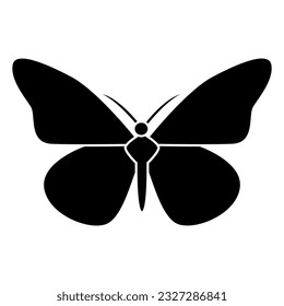 Butterfly icon vector. Insect illustration sign. Butterfly symbol or logo.