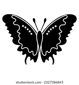 Butterfly icon vector. Insect illustration sign. Butterfly symbol or logo.