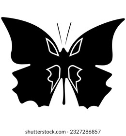 Vector de icono de mariposa. Signo de ilustración de insectos. Símbolo o logotipo de mariposa.