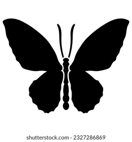 Vector de icono de mariposa. Signo de ilustración de insectos. Símbolo o logotipo de mariposa.